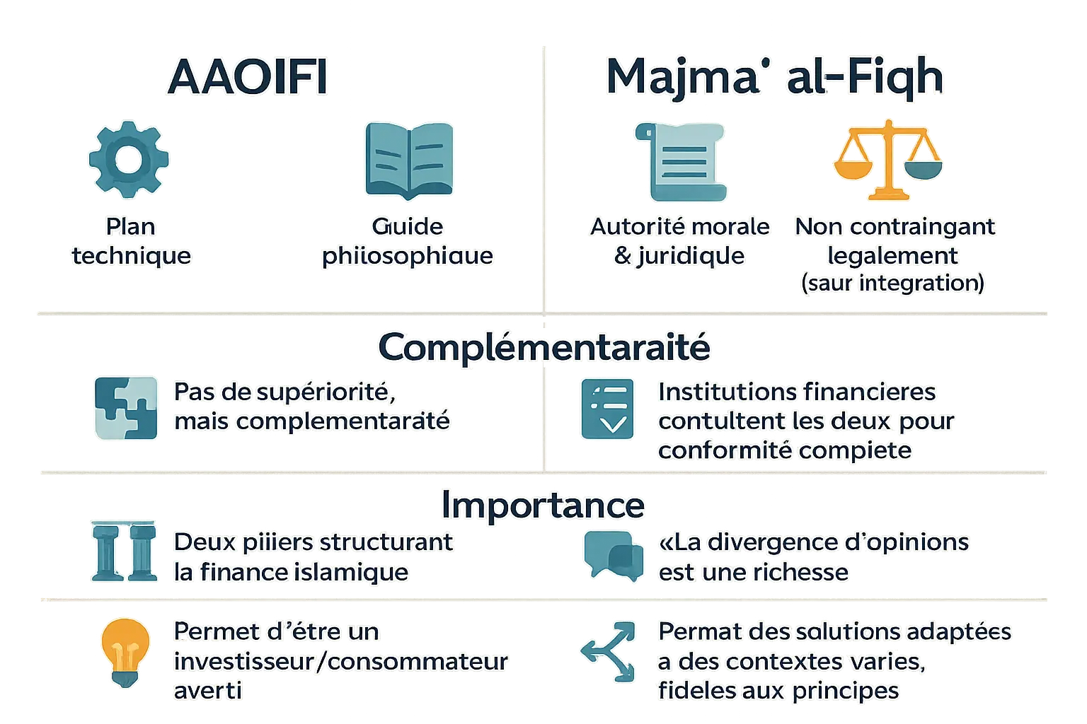 Comparaison méthodologique entre AAOIFI et Majma al-Fiqh
