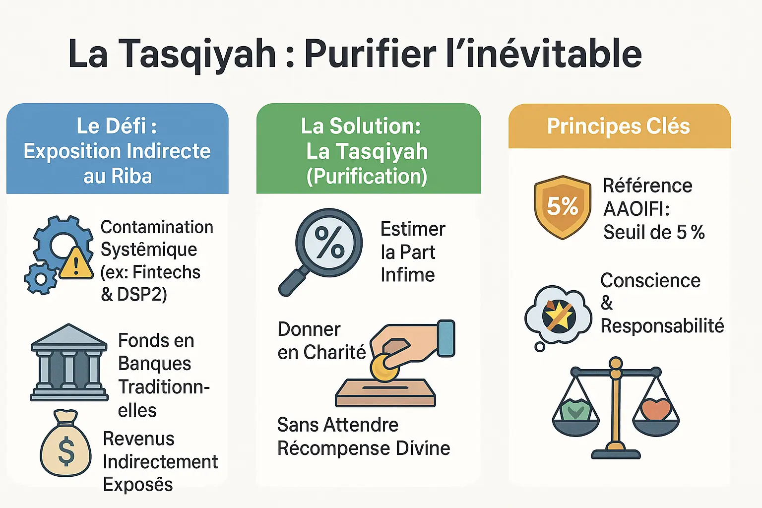Illustration de la purification Tasqiyah