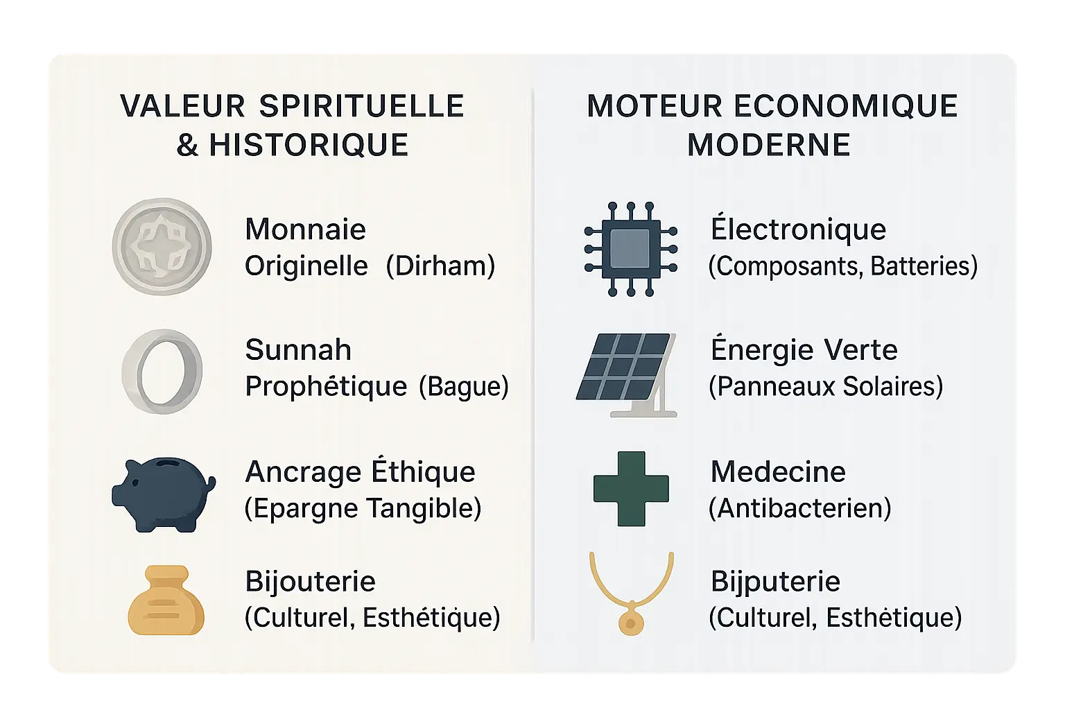 La double valeur de l'argent en Islam : un trésor spirituel et un moteur économique