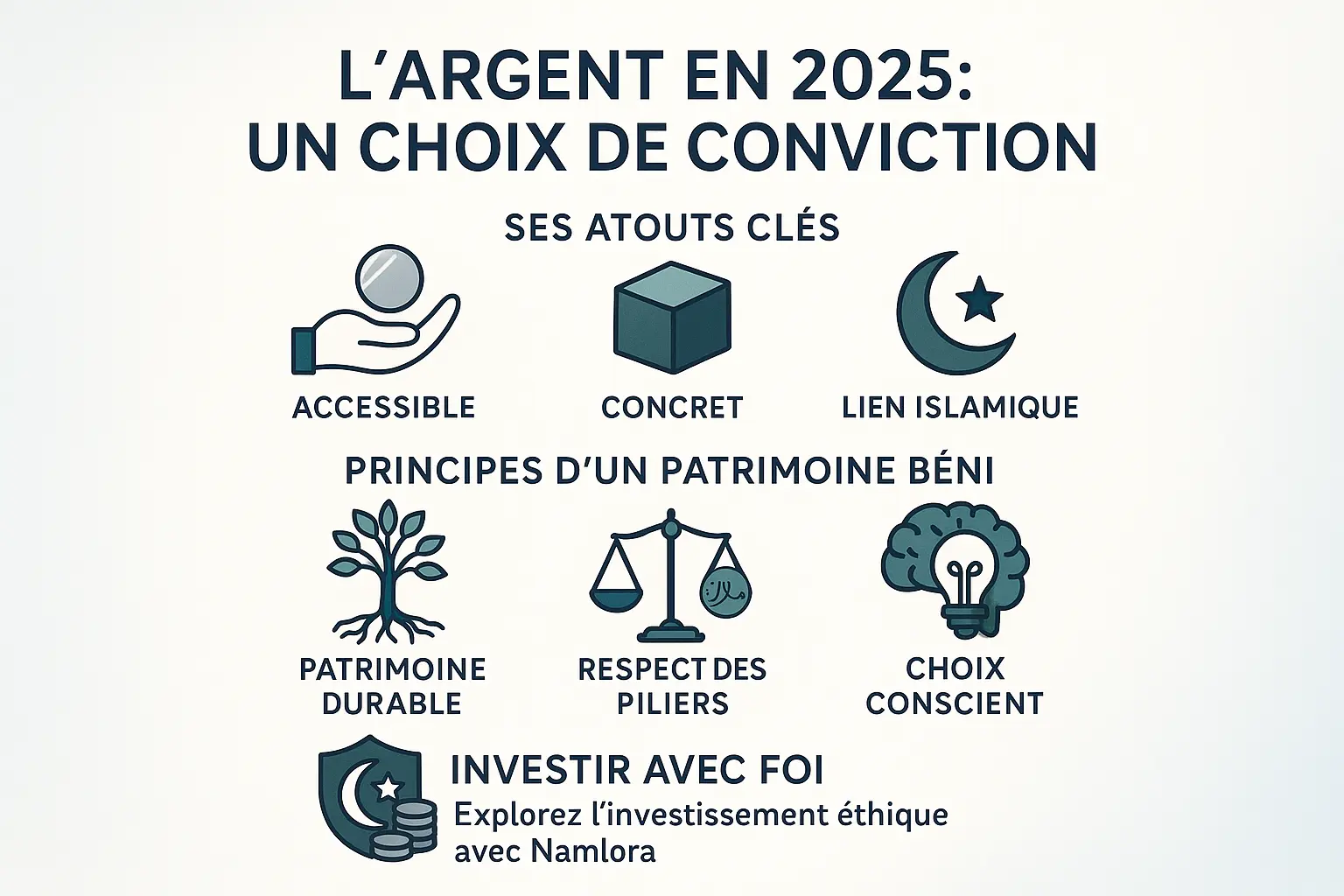 Investissement halal dans l'argent en 2025