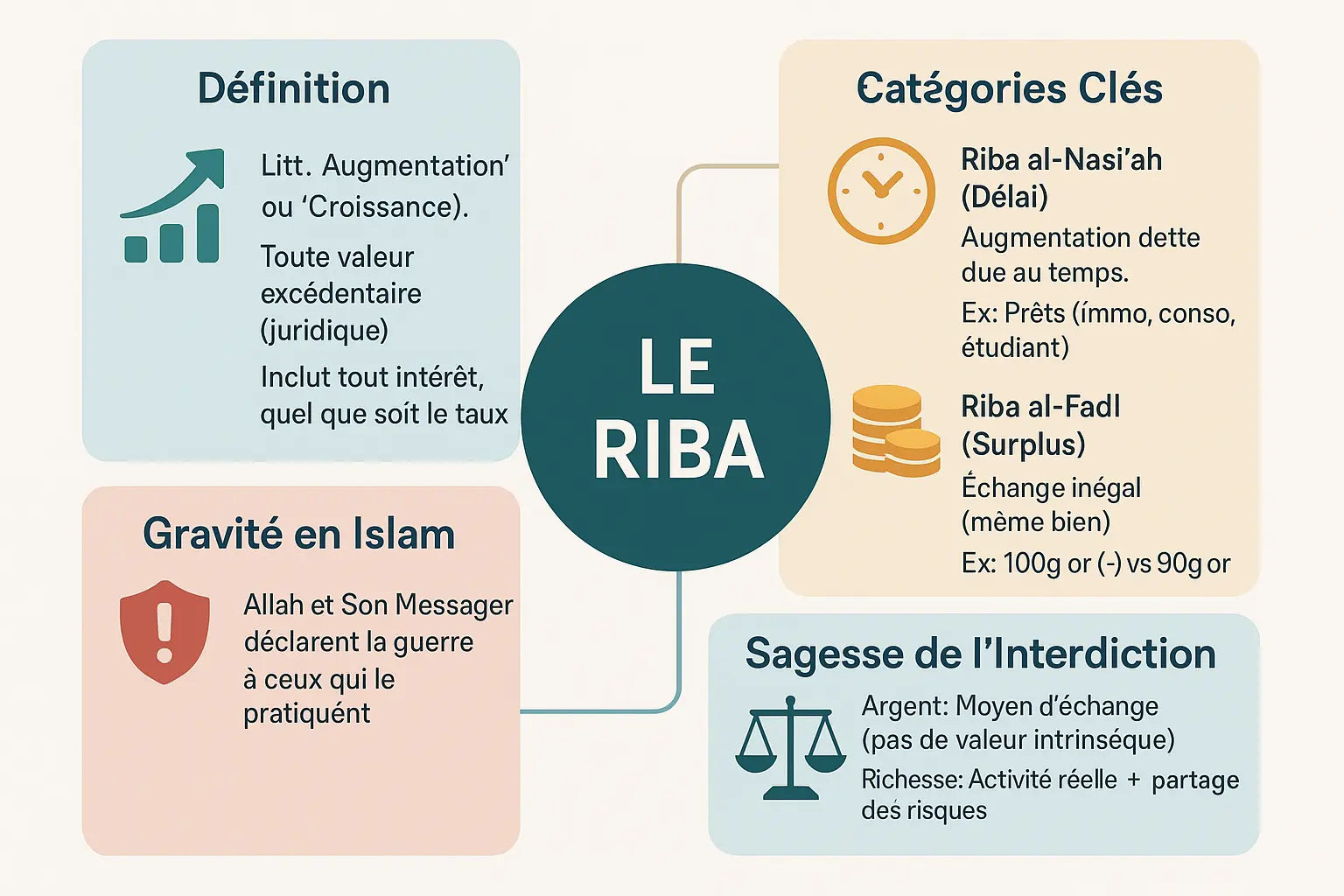 Schéma explicatif du Riba et de ses conséquences économiques