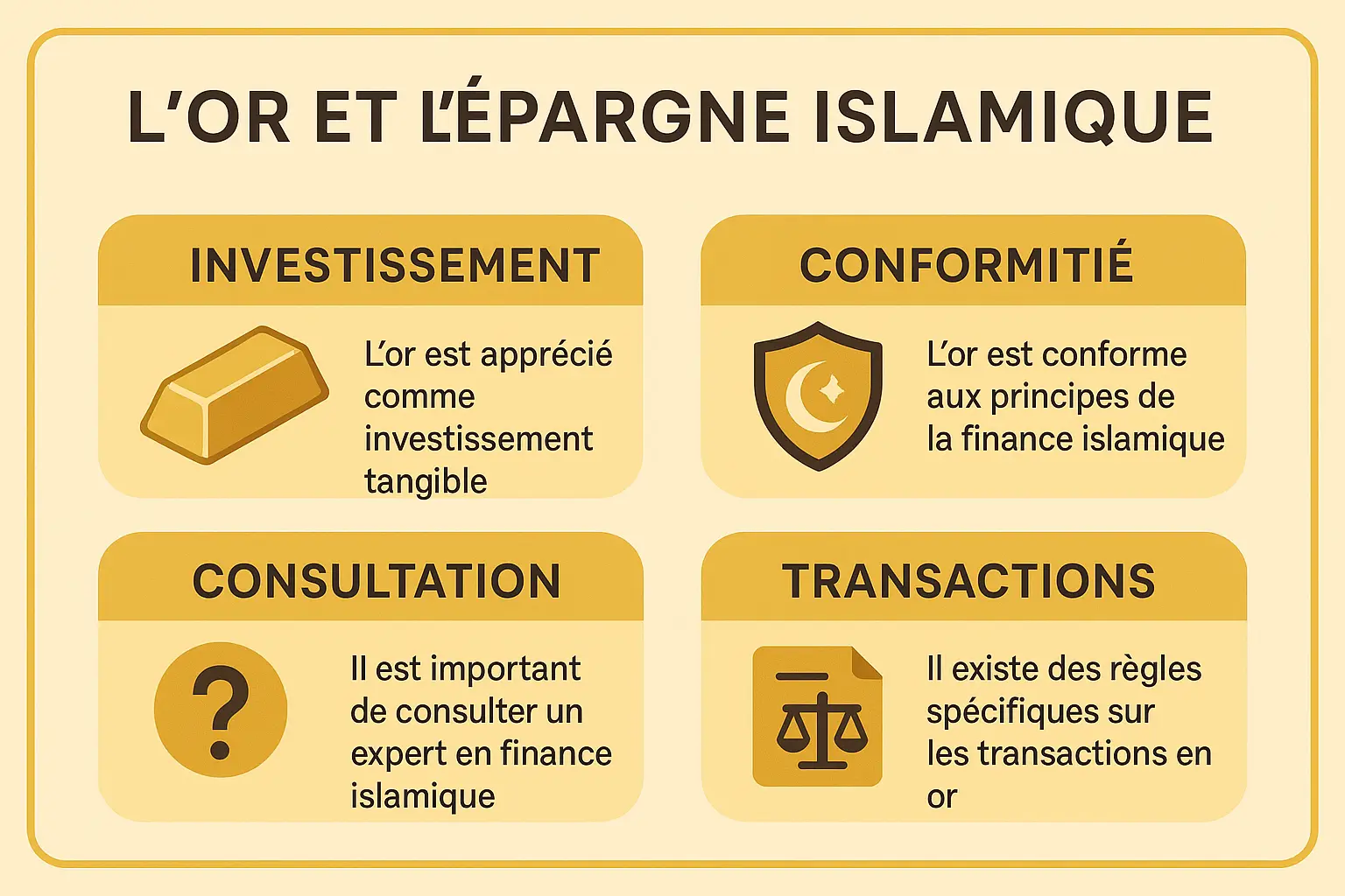 Infographie sur <strong>l’or et l’épargne islamique</strong> » /></p>
<h2 id=