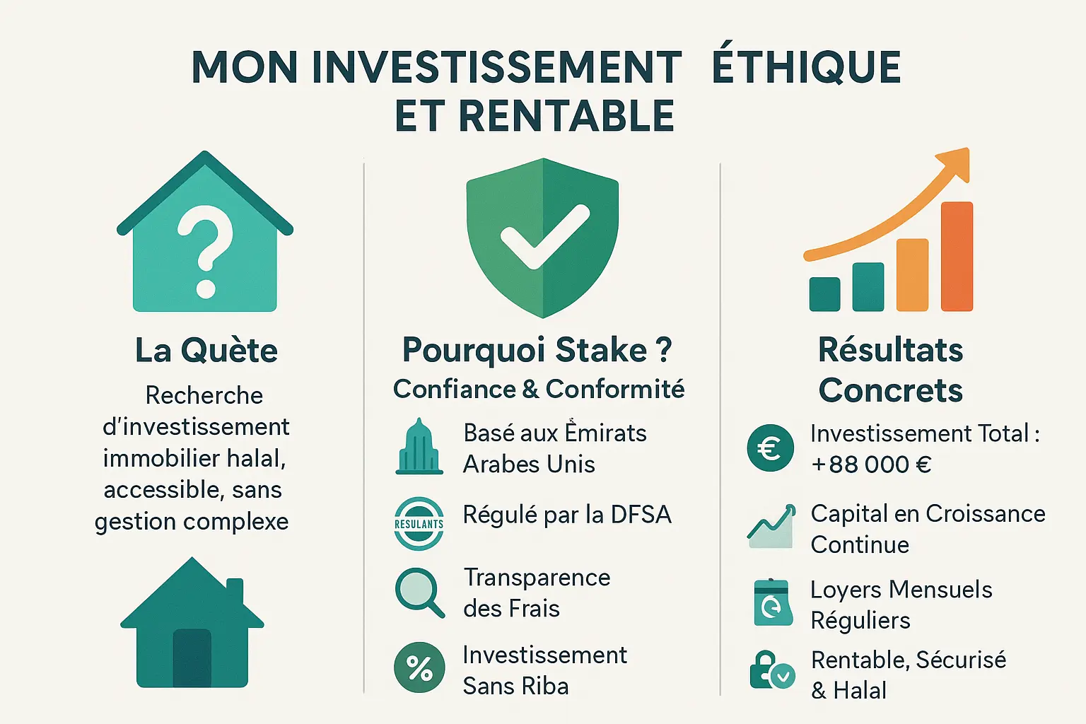 Investissement immobilier halal avec Stake