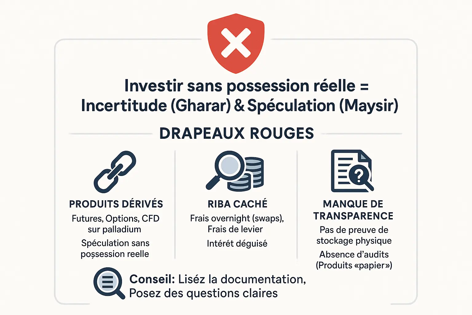 Investissement halal : attention aux produits dérivés