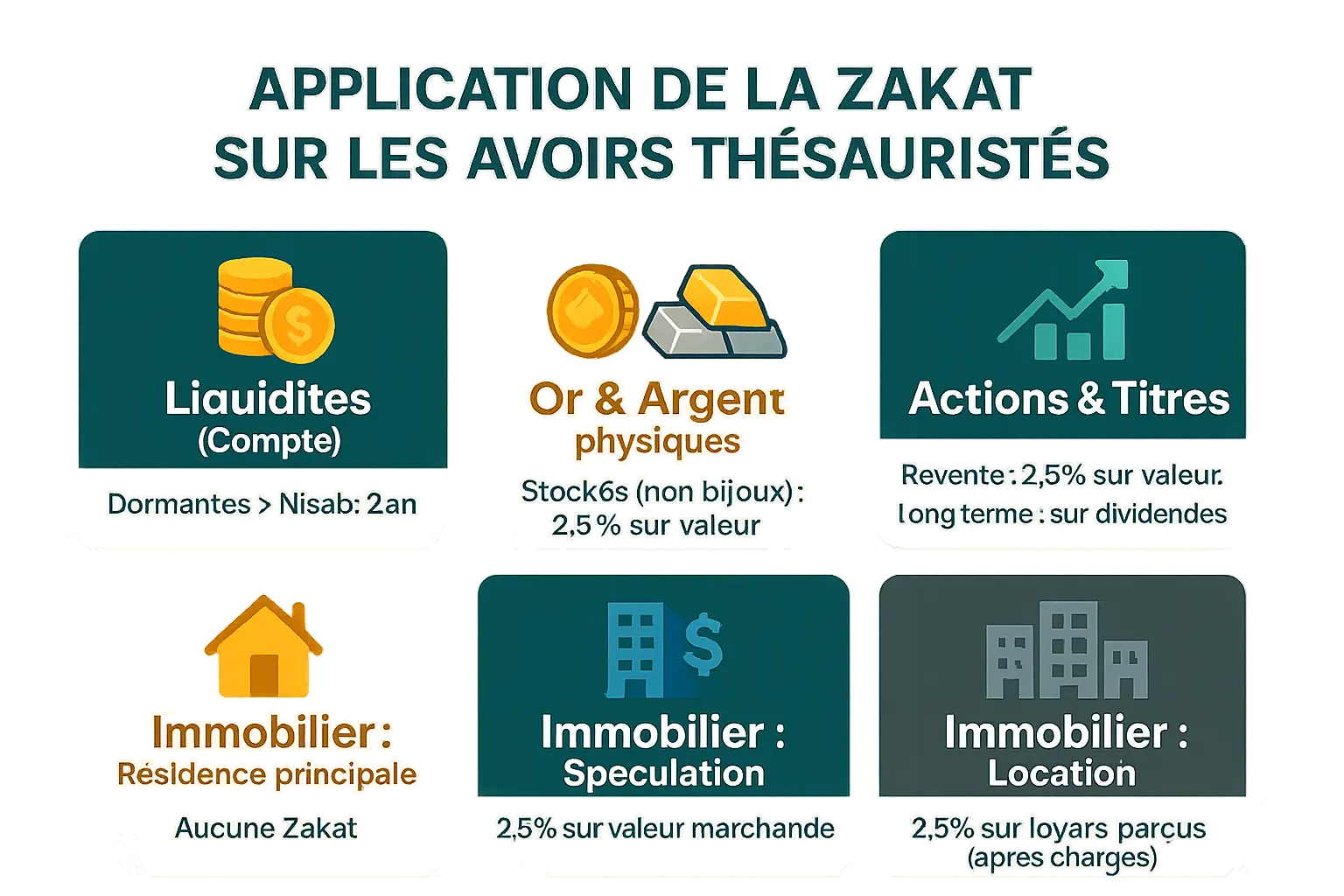 Illustration Zakat et investissement islamique